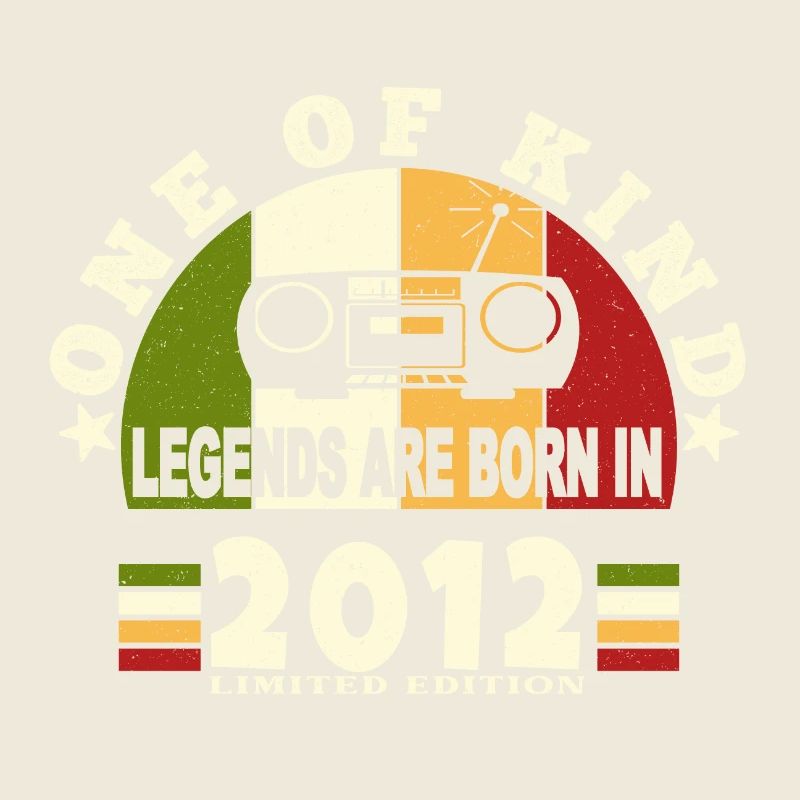 2012 Geburt der Legende 2012 geboren im Jahr 2012 Jubiläen