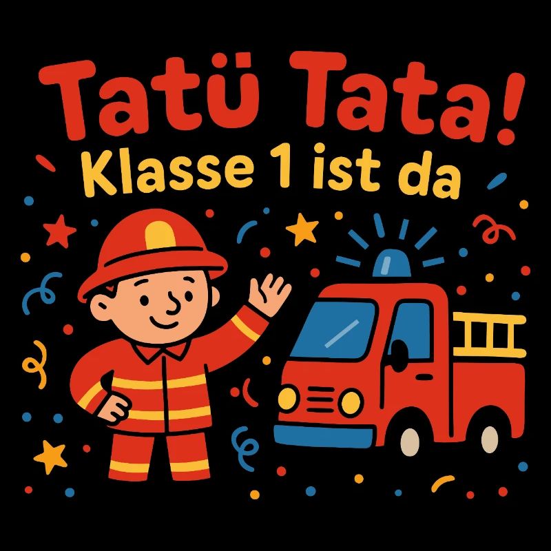Tatü Tata ! La classe 1 est arrivée : Camion de pompiers