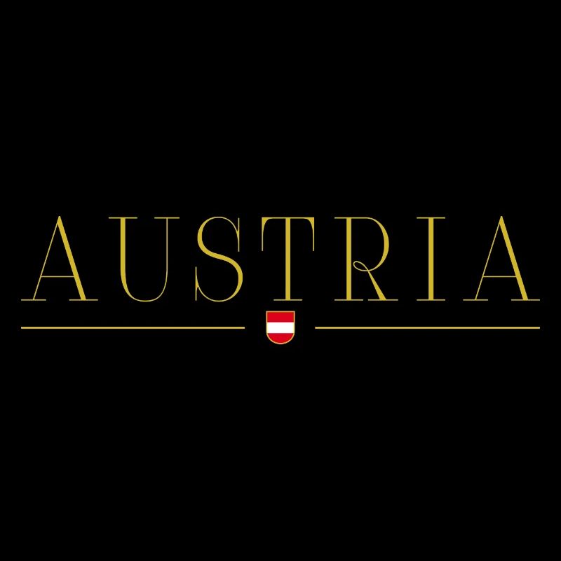 I Love Austria, Elegance Style Design T-Shirt