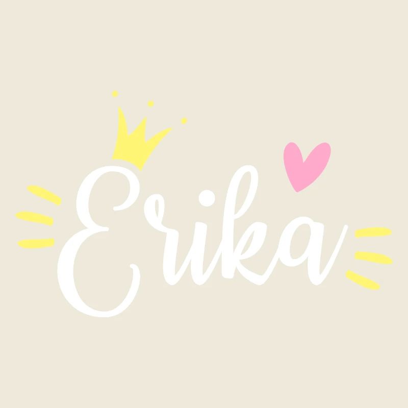 Couronne du prénom Erika