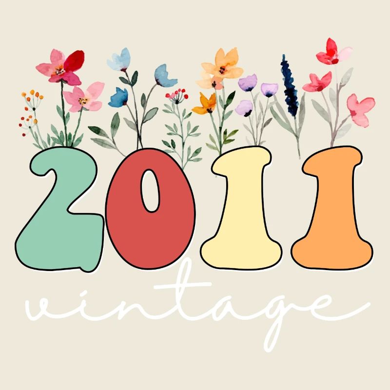 13 ans vintage 2011 13e anniversaire de filles sauvage