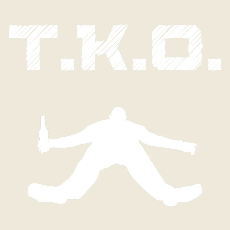 T.K.O. Drunken Man Passed Out Blackout Coma White
