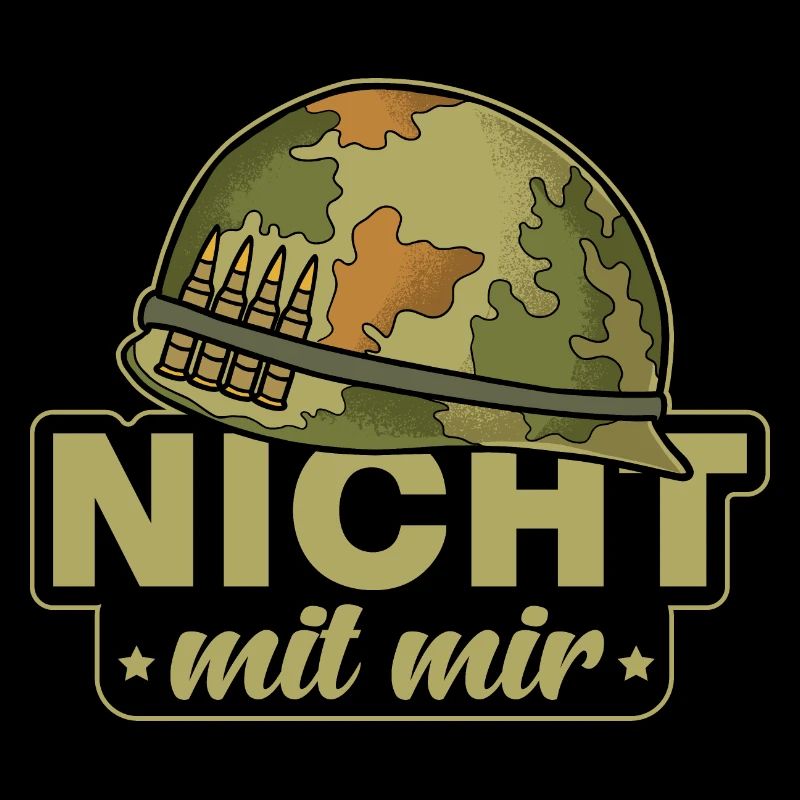 Frieden Anti-Krieg Spruch - Nicht mit mir