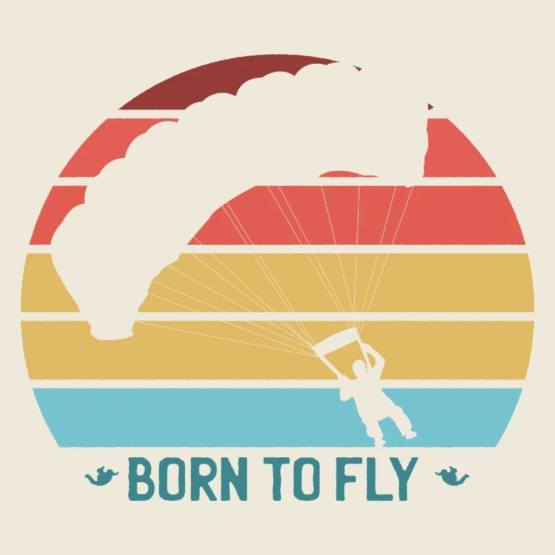 Parachute Vintage Cool Parachutisme