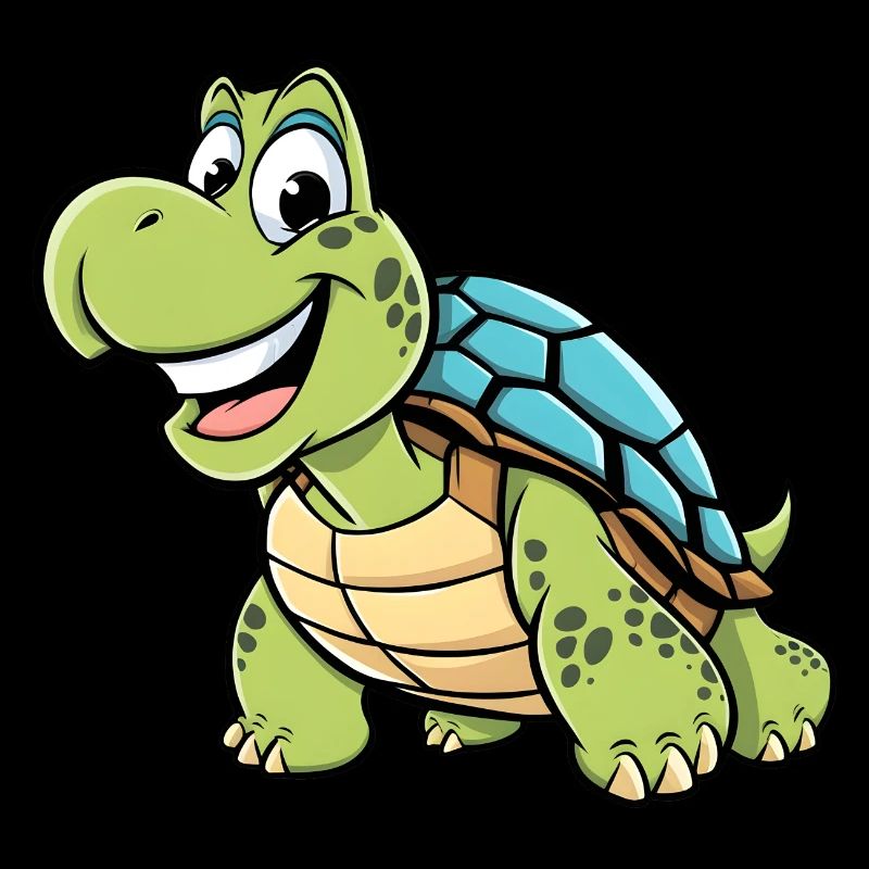 Eine kleine Schildkröte