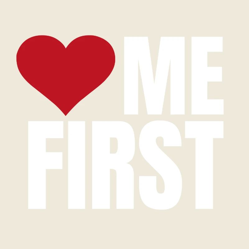 me first red and white