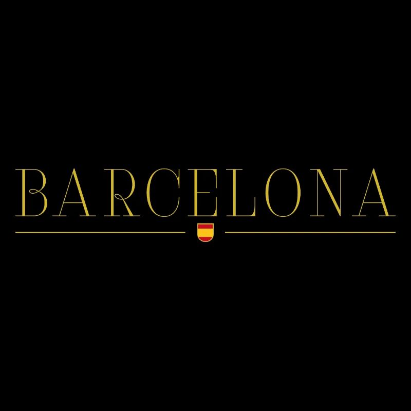 Barcelona, Spain Style Design T-Shirt