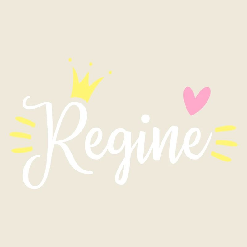 Couronne de nom de Régine