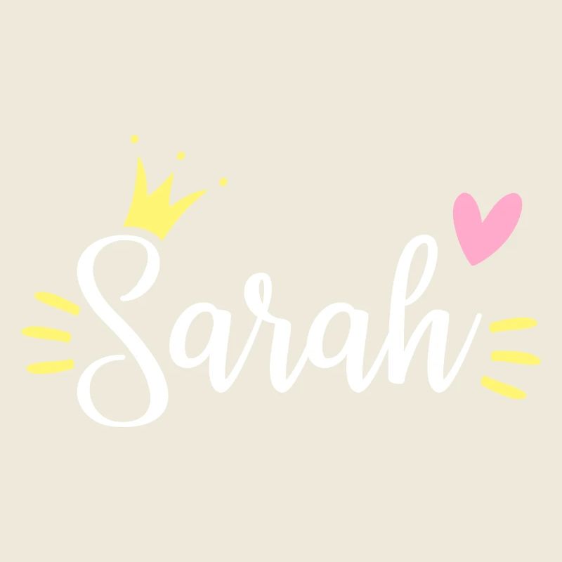 Sarah Name Crown