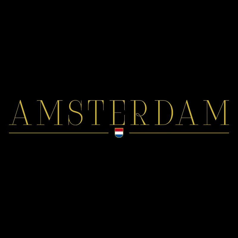 Amsterdam, Netherlands Style Design T-Shirt