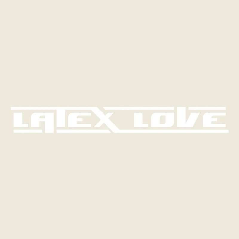 Font Design "Latex Love"
