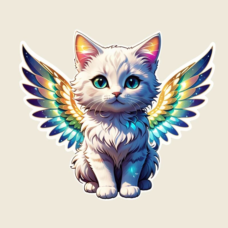 chat avec des ailes