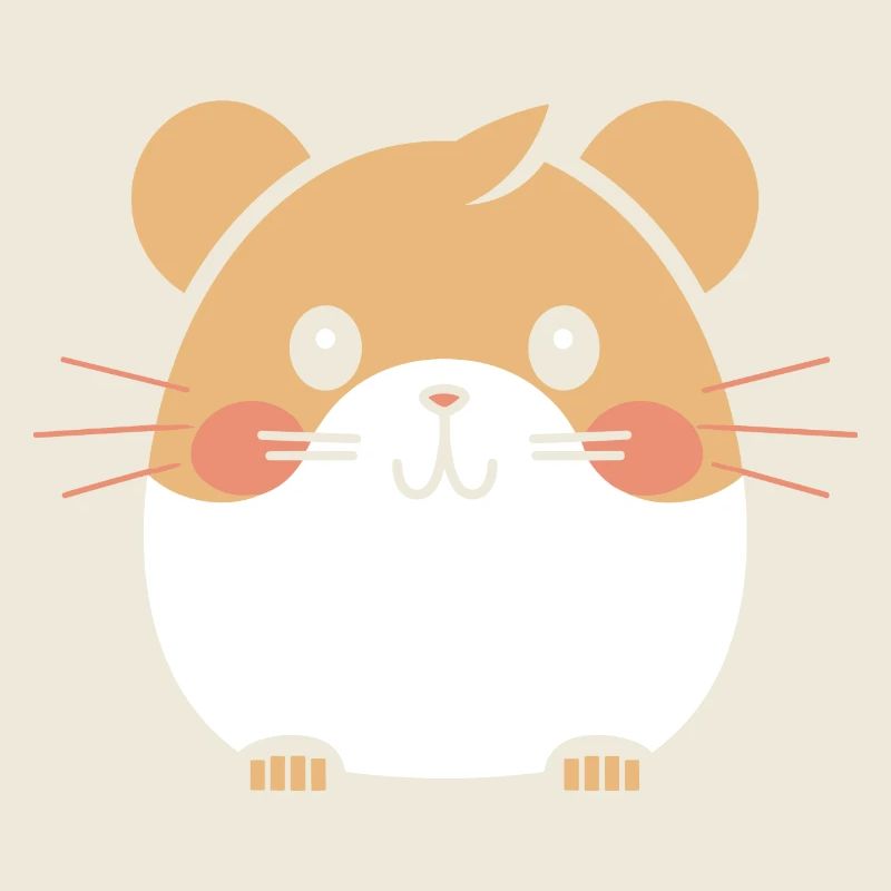 Mignon Humour petit hamster