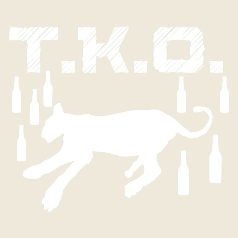 TKO Drunk Predator Évanoui Blackout Coma Blanc