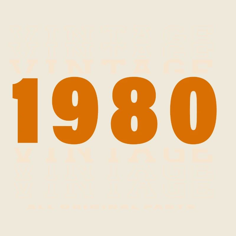 1980 : Vintage - 44e anniversaire