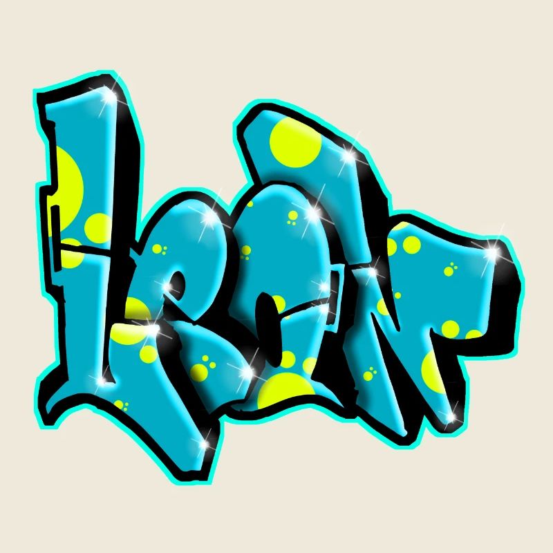 LEON GRAFFITI NAME print