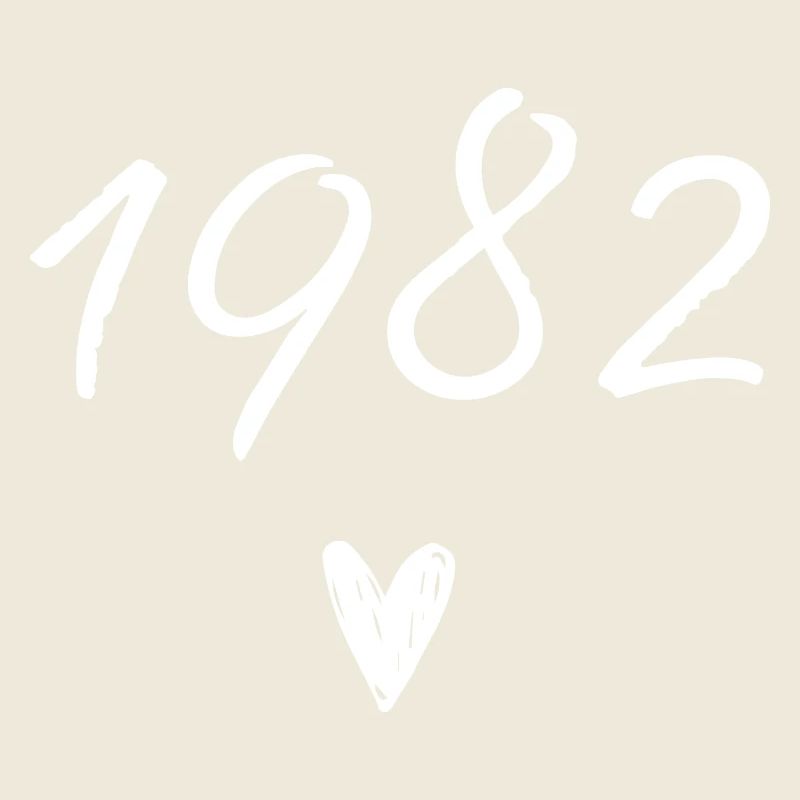 1982 coeur anniversaire