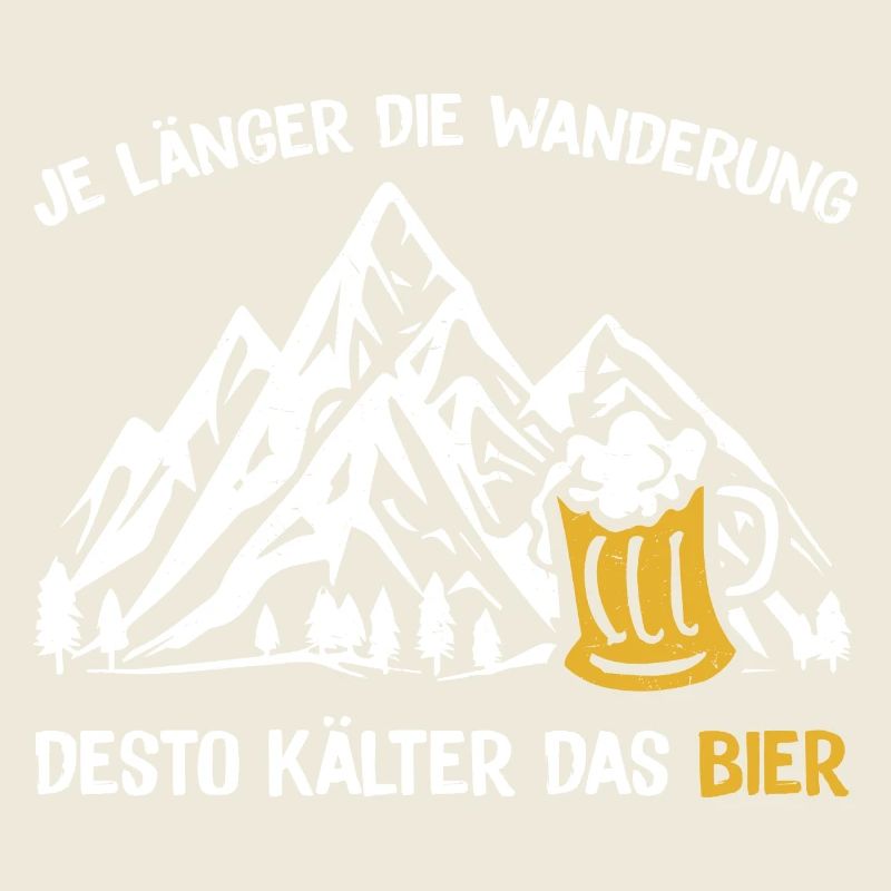Je länger die Wanderung desto kälter das Bier