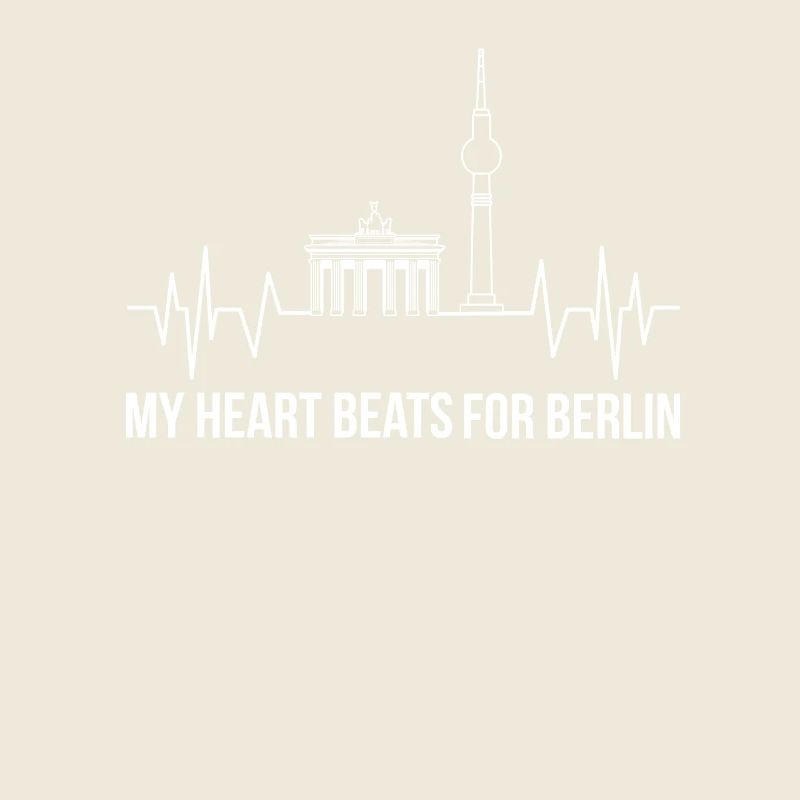 Berlin heartbeat Brandenburg Gate TV tower