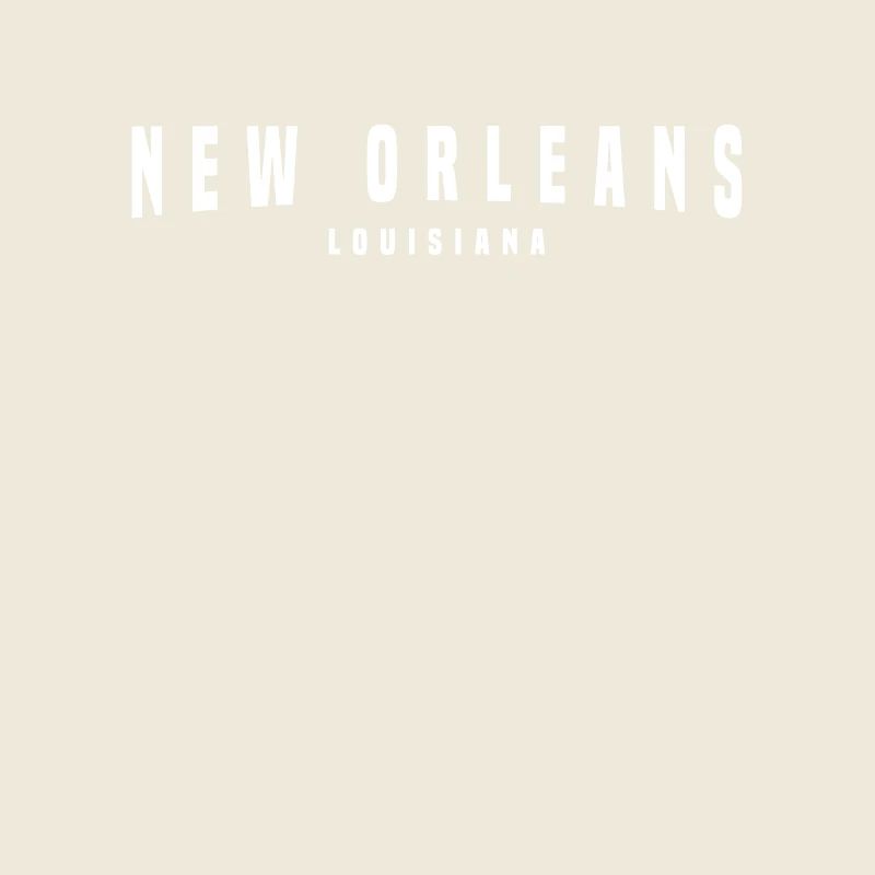 New Orleans Distressed Lettering