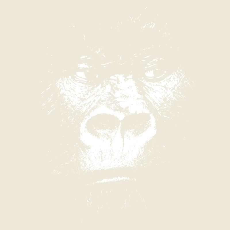 Expressionistische Affe Illustration, Gorilla
