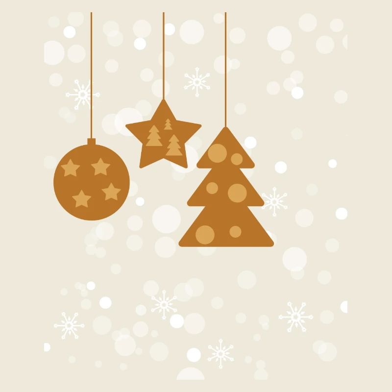 WEIHNACHTSDEKO MIT SCHNEEFLOCKEN