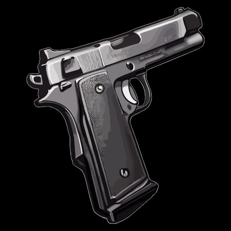 Realistisches Pitolen Motiv