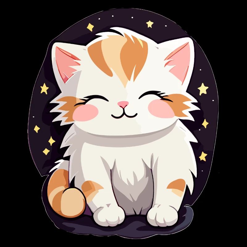 Chat mignon et amical