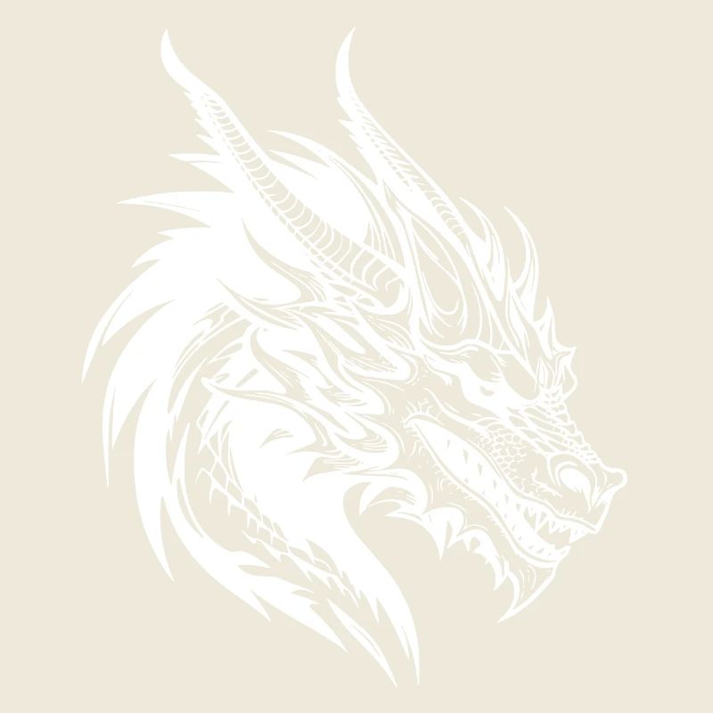 Fantasy Drache Anime Drachenkopf Mythisches Reptil