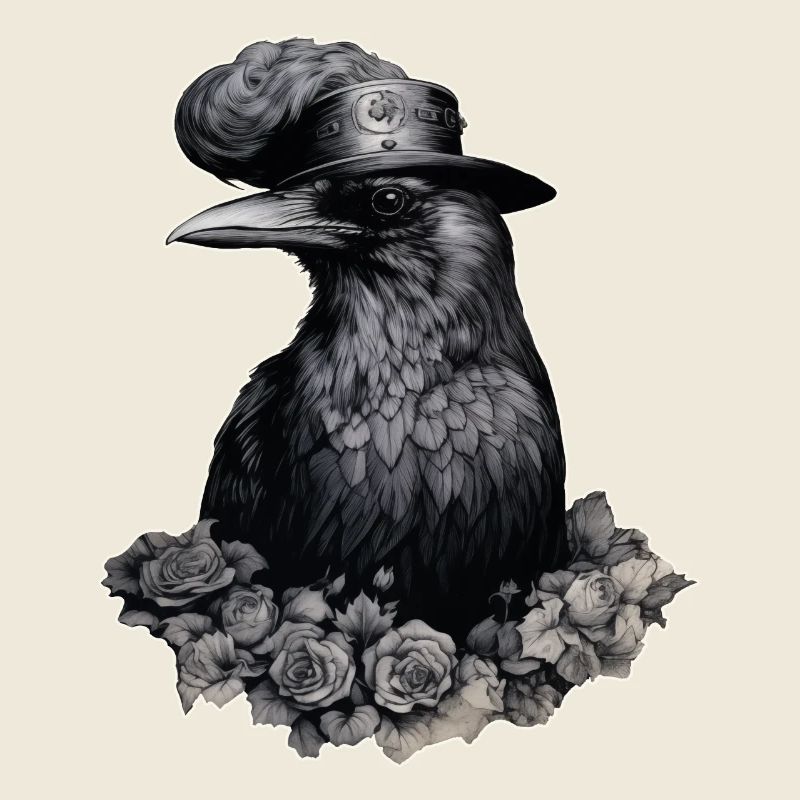 Steampunk Raven