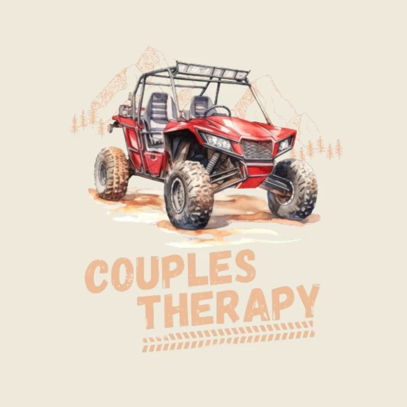 Funny Quad Saying Couples Therapy UTV Offroad Couple