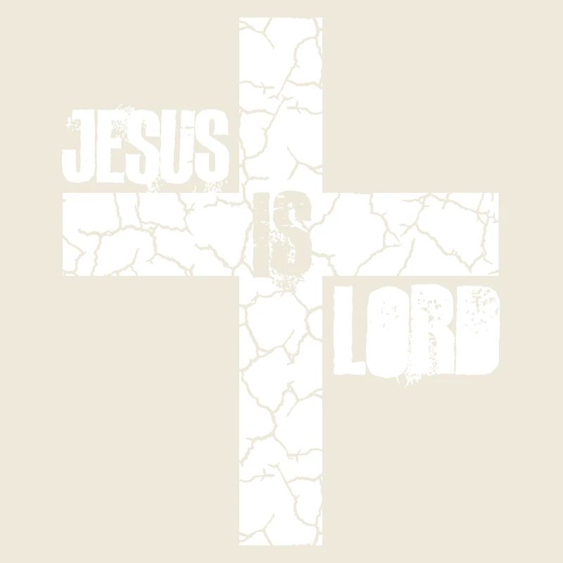 Jésus est Seigneur Croyez Croix Christ Foi Chrétien