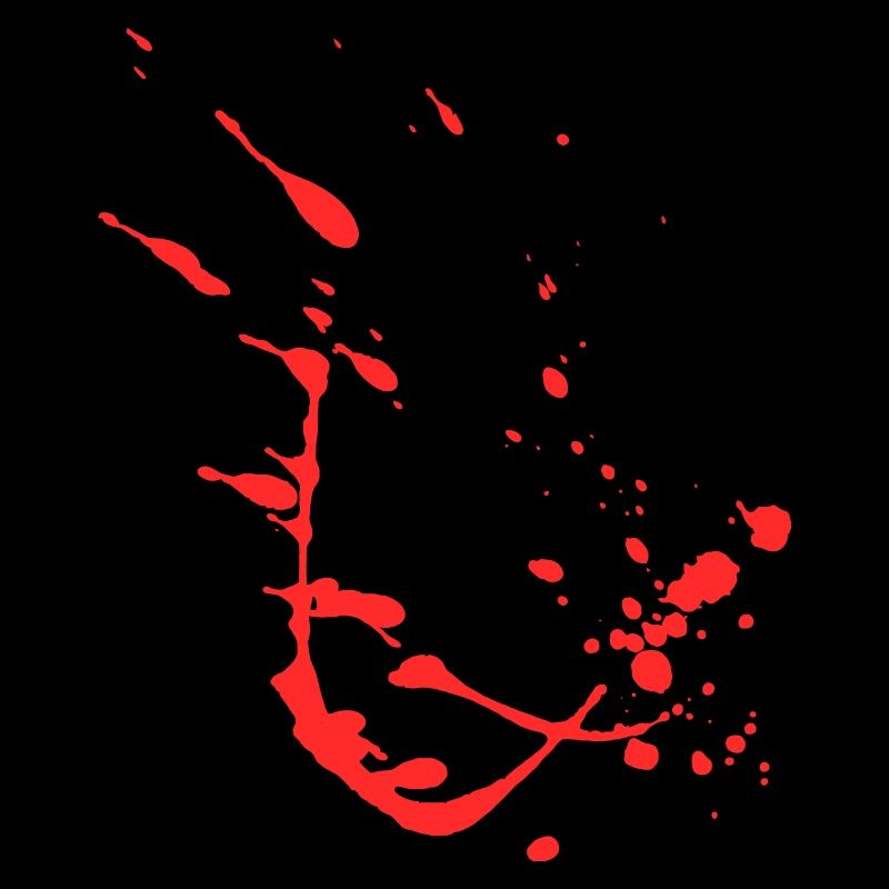 Éclaboussures de sang / Tache de sang - Klecks Design