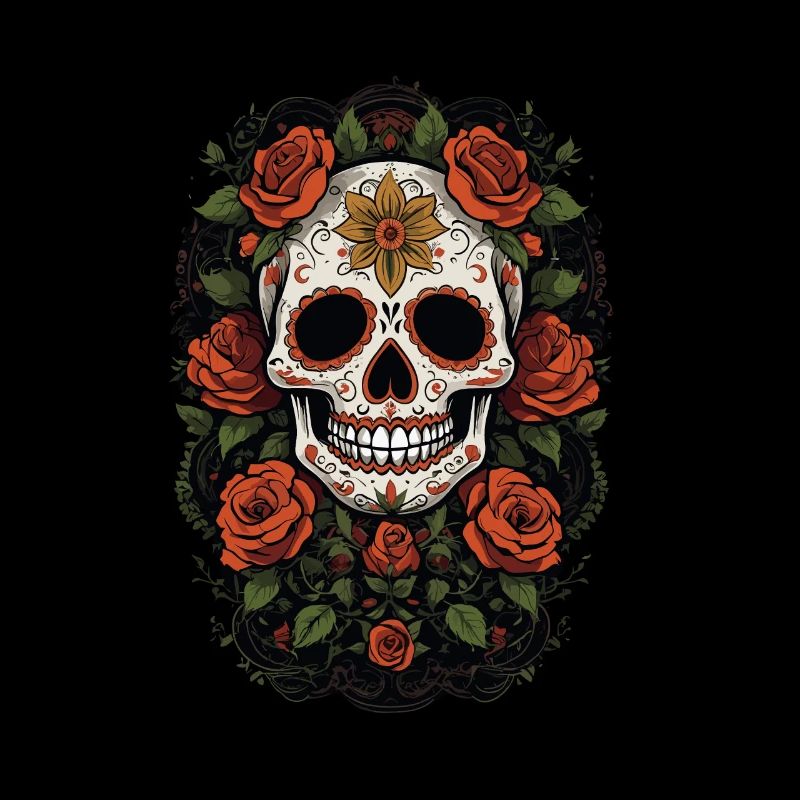 Dia De Muertos Sugar Skull Mexico Holiday