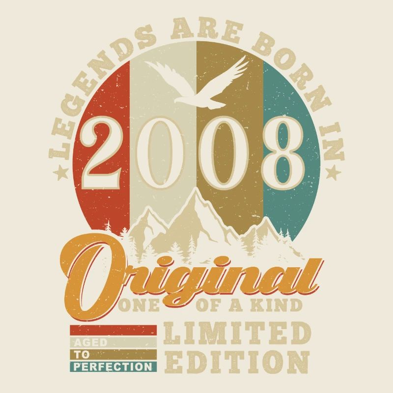 Original 2008 authentisches 2008 Geburtstagsgeschenk