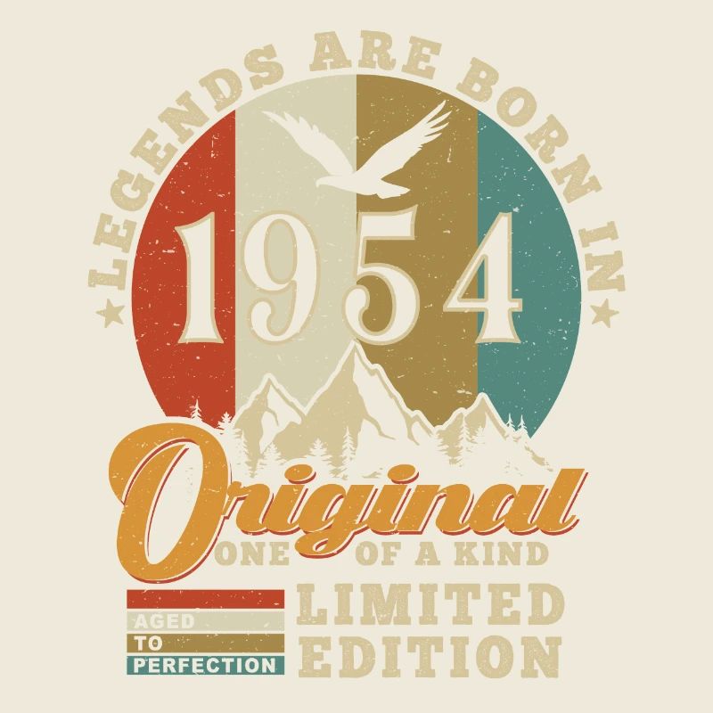 Original 1954 Cadeau D'anniversaire 1954 Authentic