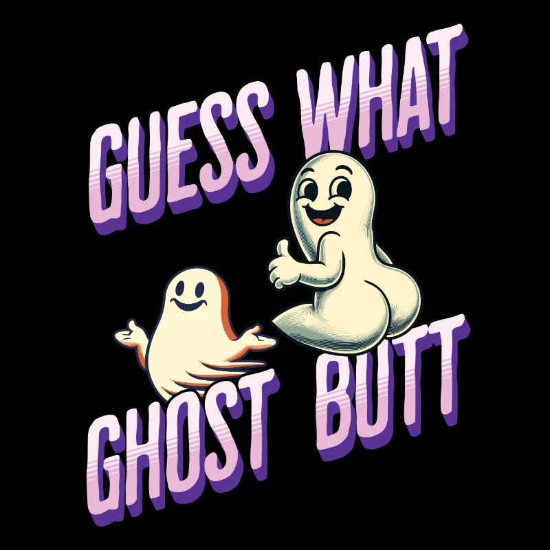 Halloween Kostüm Geister Hintern Lustiger Spruch