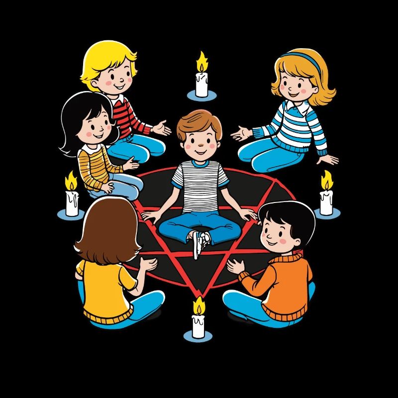 Retro Design Occult Summoning Rituals Vintage