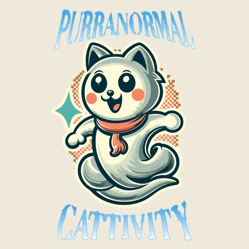 Lustiges Halloween Outfit Purranormal Cattivity