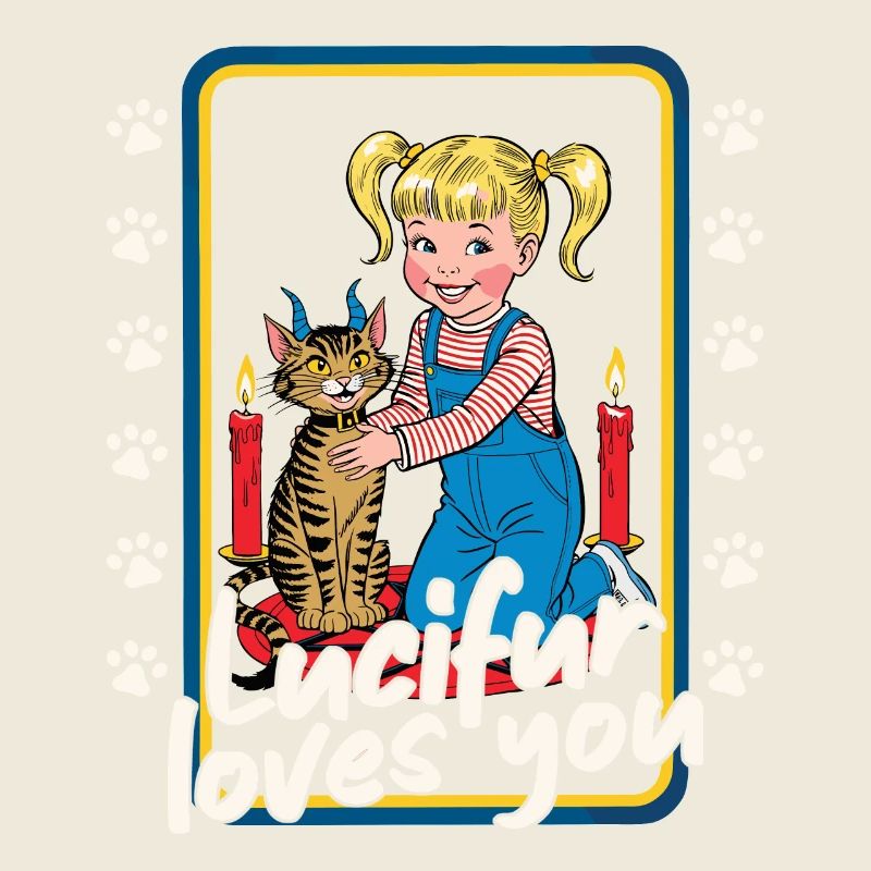 Lucifur Liebt Dich Katze Kinder