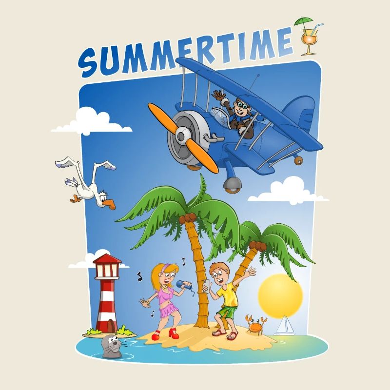 Colorful and cheerful summer image