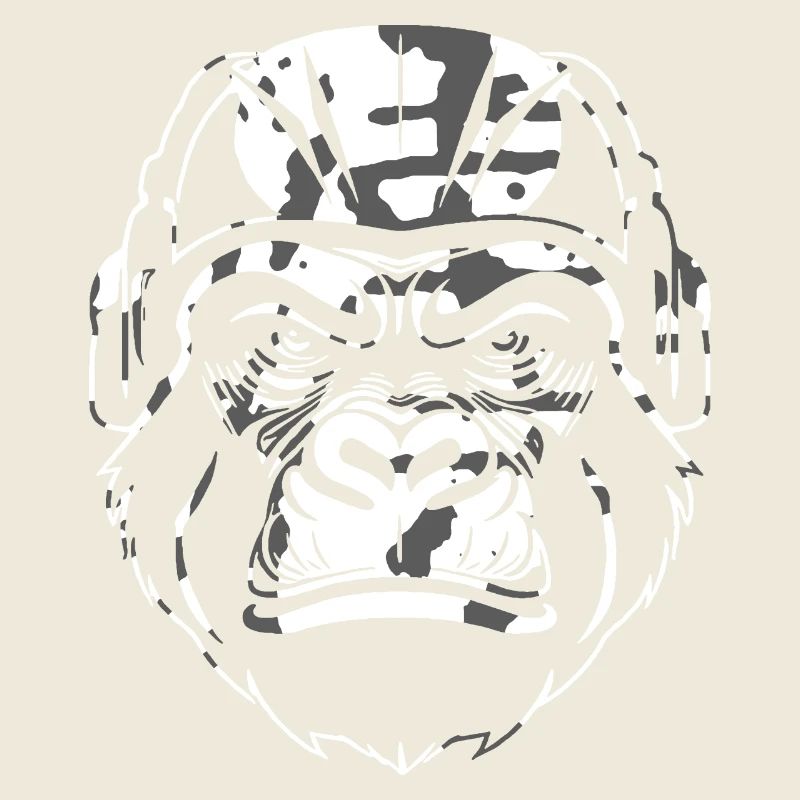 Style camouflage Gorilla