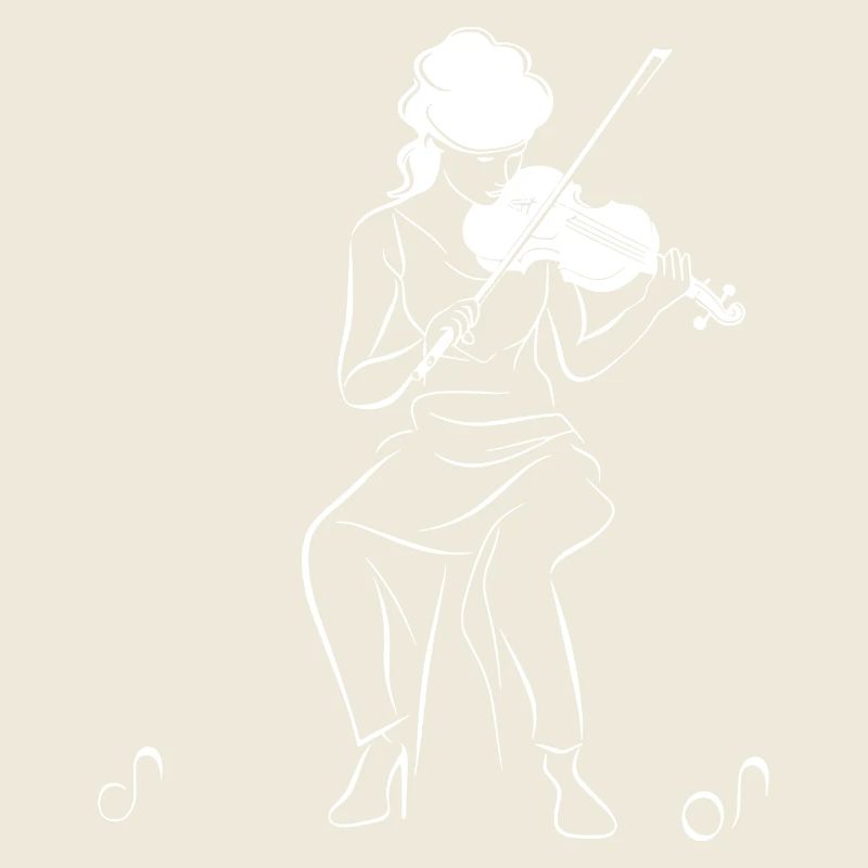 Violinist Drawing