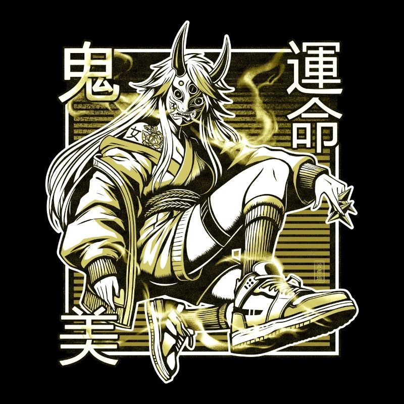 Yellow Kunoichi Demon