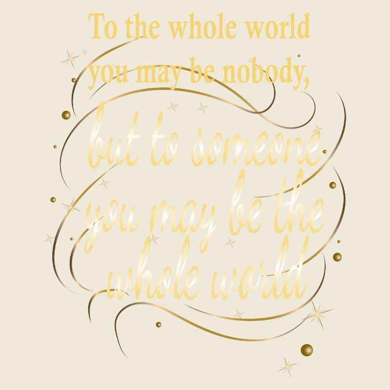 Motivational quote about love and value