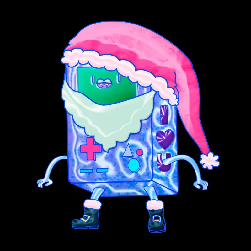 Console de jeu de Noël Kawaii Robot Santa
