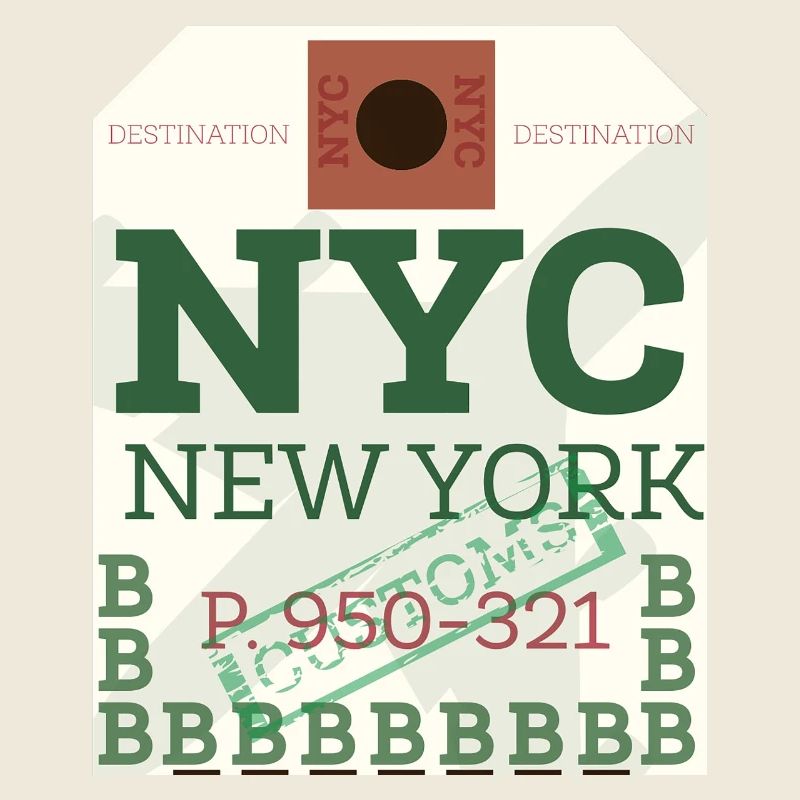 NYC Fetter Passstempel