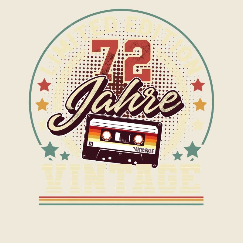 72. Geburtstag Vintage kassette
