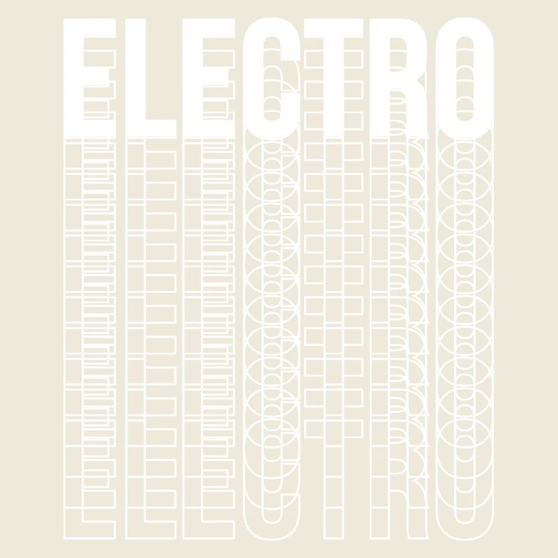 Logo de conception de la typographie de la musique électro