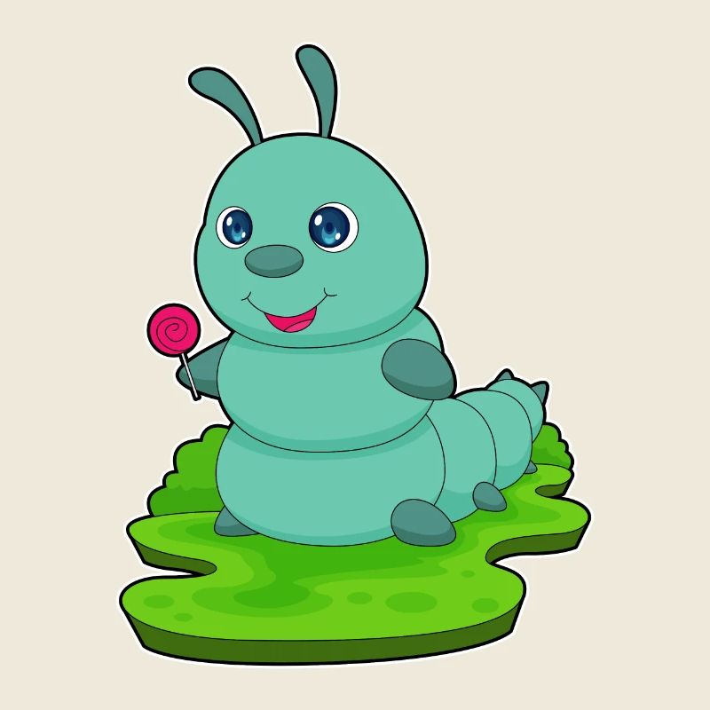 Caterpillar lollipop